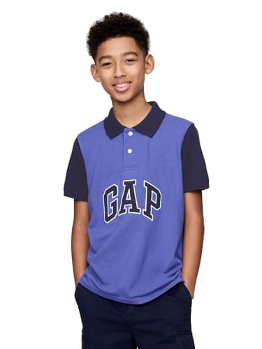 GAP Boys' Fashion Polo, Dazzling Blue 183949Tc, XX-Large