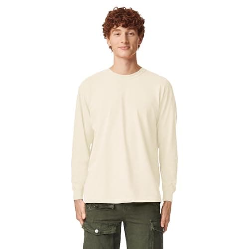 Comfort Colors Adult Long Sleeve Tee, Style G6014, Ivory, X-Large
