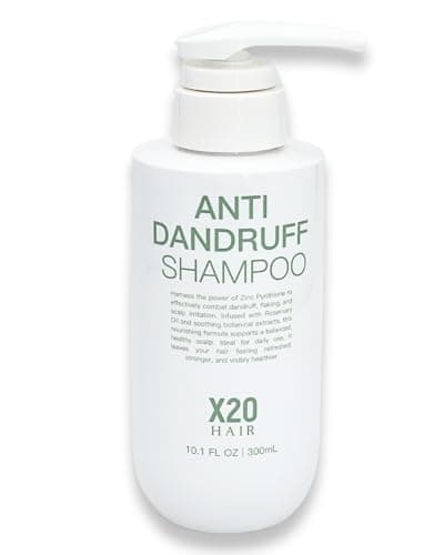 شامبو X20Hair المضاد للقشرة، يحتوي على 1% من الزنك بيريثيون، 10.1 أونصة سائلة