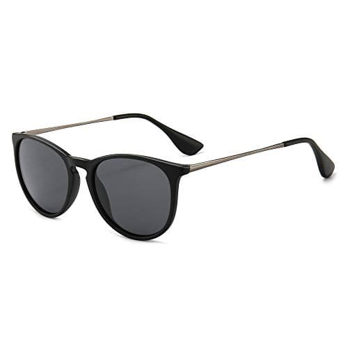SUNGAIT Premium Vintage Round Sunglasses for Women Men Classic Retro Style | All-Day Comfort TR90 Frame, Medium Fit, UV400 Protection, Shatter-Resistant Lens, Trendy, Daily Wear, Driving & Travel, Gifts
