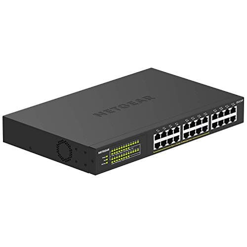 NETGEAR 48-Port PoE Gigabit Ethernet Unmanaged Network Switch (GS348PP) | 24 x 1G and 24 x 1G PoE+ Ports @ 380W, Desktop or Rack Mount, Essentials Model
