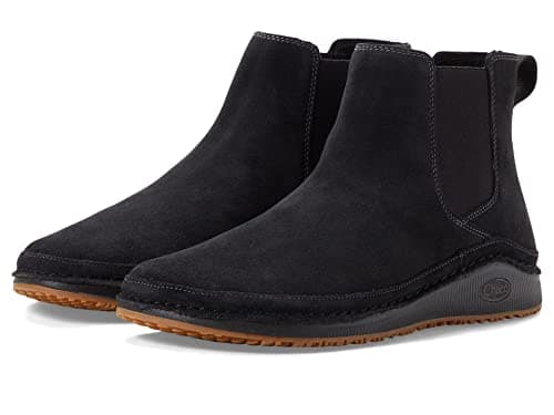 Chaco Women's PAONIA Chelsea Boot, Black, 9