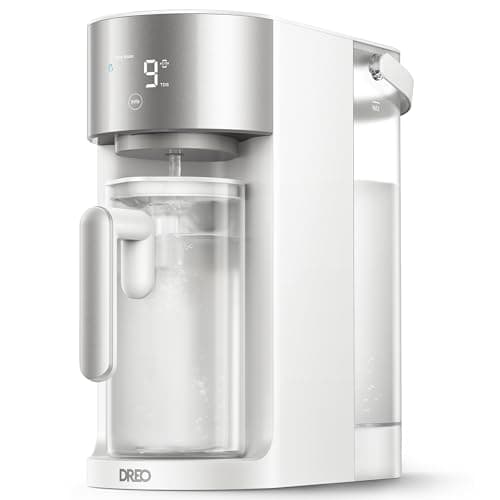 DREO Reverse Osmosis Water Filter System Countertop, RO Water Filter 112 3L | RO Water Filtration filters 99.9% contaminants, Installation-Free Water Purifier with TDS & Filter Life Monitor, BPA-free