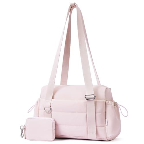 ROULENS Small Gym Bag for Women 2 Set Mini Gym Duffle Bag with Wet Compartment and Coin Wallet, Gym Tote Bag for Workout/Sport/Travel