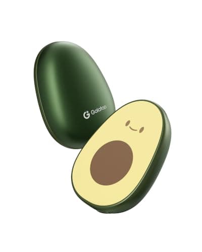 Gaiatop Rechargeable Hand Warmers 2 Pack, Magnetic, Avocado | Cute Gifts, 3 Heat Levels, Electric Pocket Heater, Reusable Design, Stocking Stuffers for Women, Men, Outdoor, Camping, Golf