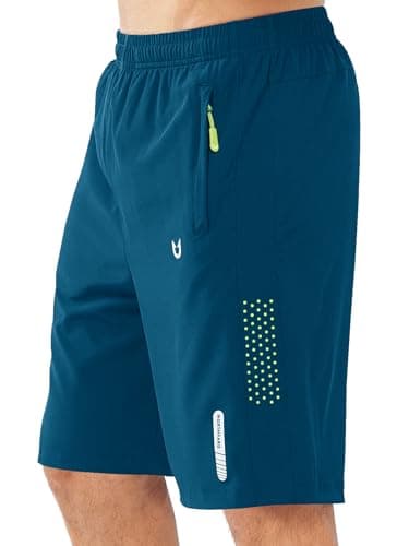 NORTHYARD Men's Athletic Running Shorts Gym Workout 7"/9"/5" Zipper Pockets | Quick Dry, Lightweight, Breathable, Unlined, Moisture-wicking, Reflective Strips, Elastic Waist, Sports Basketball Tennis