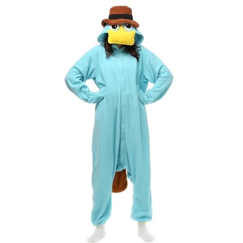 NAITOKE Animal Onesie Halloween Pajamas for Adults Women Men Teens
