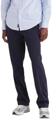 Dockers Men's Classic Fit Easy Khaki Pants (Regular and Big & Tall), Dockers Navy, 36W x 31L