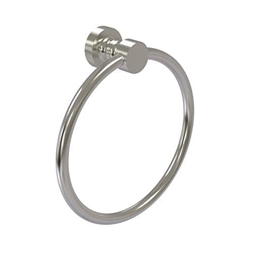 Allied Brass FT-16-SN Foxtrot Collection Towel Ring, Satin Nickel