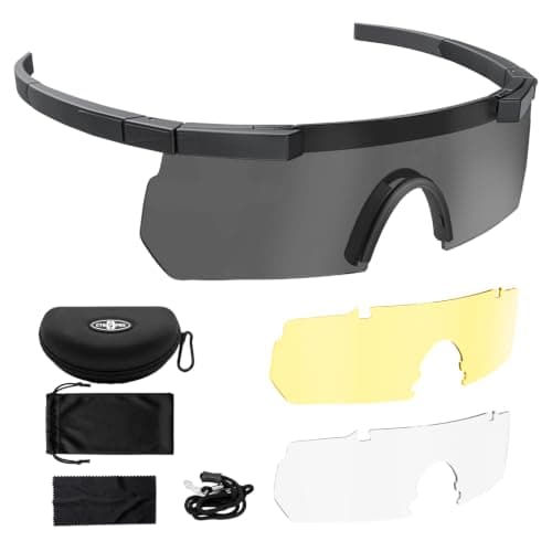 CTSAFEPRO Safety Glasses ANSI Z87.1 | Anti-Fog Eye Protection, Sport Eyewear for Range, Industrial Work, Airsoft, Gifts for Men Women
