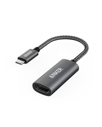 Anker USB C to HDMI Adapter (4K@60Hz), USB Type C to HDMI Cable Adapter | 4K HDMI for MacBook Pro, MacBook Air, iPad Pro, Pixelbook, XPS, Galaxy, and More(Compatible with Thunderbolt 3 Ports)