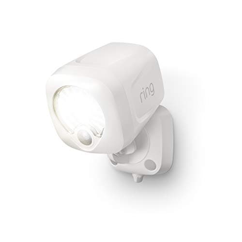 Ring Spotlight Battery — Motion-activated spotlight, bright LEDs, works with Amazon Sidewalk, White