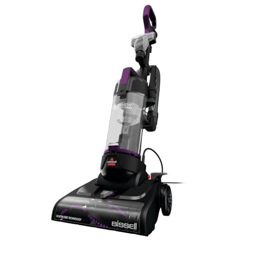 Bissell CleanView Compact Turbo Upright Vacuum, 3437F | Full-size power in compact form; quick release wand; designed for apartments & dorms; turbo suction
