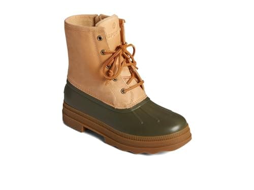 Sperry Women's Saltwater 2.0 Duck Boot, Green, 6.5