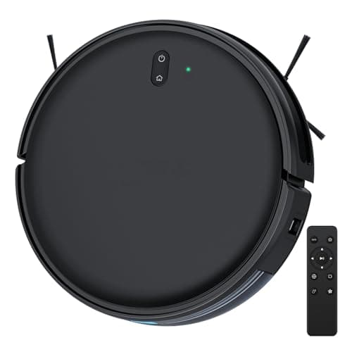 Thamtu Robot Vacuum and Mop for Hardwood Floor, Low-Pile Carpet, Pet Hair | Robot Vacuum and Mop Automatic Recharging Vacuum Robot