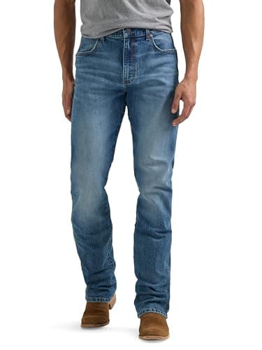 Wrangler Men's Retro Slim Fit Boot Cut Jean, Harris, 38W x 34L