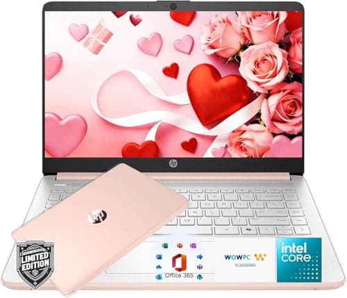 HP New Everyday Slim Laptop • 2027 Edition • Microsoft Office 365 Included • Intel N150 • 128GB SSD + 1TB Cloud Storage • Stunning Color • Long Battery Life • Copilot AI • Windows 11