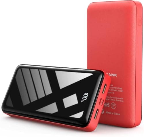 شاحن محمول LOOPEAK Power Bank بسعة 50000 مللي أمبير في الساعة و22.5 واط للشحن السريع، شحن سريع عبر منفذ USB-C مع 3 منافذ إخراج و2 منافذ إدخال، شاشة LED، بطارية خارجية عالية السعة للهواتف المحمولة لأجهزة iPhone وiPad وأجهزة Android