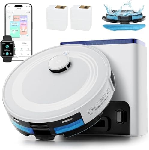 Lefant Robot Vacuum and Mop, 75-Day Self-Emptying, 6000Pa
