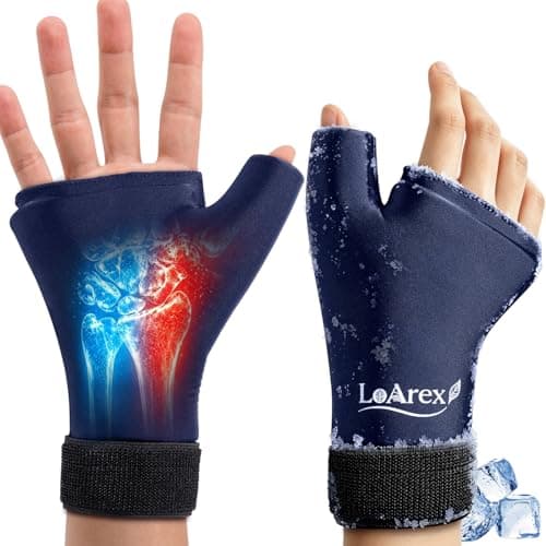 Wrist Ice Pack Wrap with Thumb Brace 2 Pack