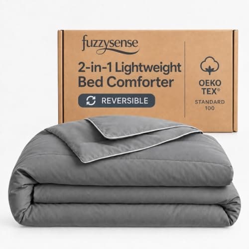 King Comforter, Quilted Bedding Blanket, Reversible, 106" x 90", Dark Gray | Skin-Friendly, Soft, Built to last, All Season, Bedding, Cooling Yet Lightweight, Gift Choice, OEKO-TEX, Machine Washable