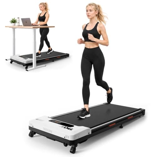 Walking Pad Treadmill for Home - Under Desk Treadmills Portable Mini Portable Walking Treadmill with Incline, Remote, 300 Lbs Weight Capacity Walking Machine for Small Spaces
