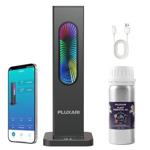 Smart Waterless Diffuser 10000mAh Rechargeable 1000Sq.Ft Whole House | Whole House Aroma & Hotel Collection Diffuser,TUYA APP Cold Air Scent Diffuser for Home Hotel Spa Office 1 x 100ML Oils
