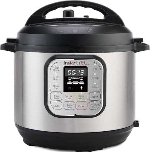 Instant Pot Duo 7-in-1 Mini Electric Pressure Cooker, Slow Rice Cooker, Steamer, Sauté, Yogurt Maker, Warmer & Sterilizer, Includes Free App with over 1900 Recipes, Stainless Steel, 3 Quart