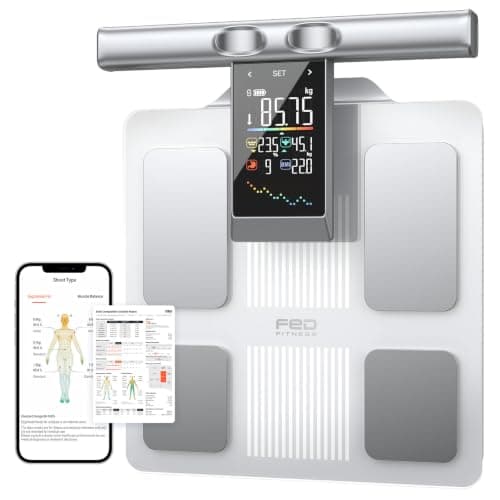FED Fitness Smart Scale for Body Weight 8-Electrode BIA