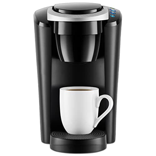 Keurig K-Compact Single-Serve K-Cup Pod Coffee Maker, Black | 3 Brew Sizes, 36oz Removable Reservoir, Smart Start Feature, Travel Mug Friendly, Works with K-Cup Pods