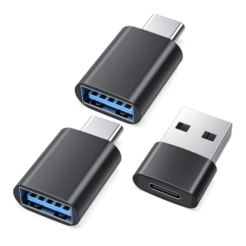 WEGONEXUS USB to USB Adapters, USB A to C Adapter (2-Pack) & USB C to A Adapter (1-Pack), Fast Charging & Data Transfer, USB Converter Kit for Desktop, Smartphone, Tablet, Laptop, Webcam