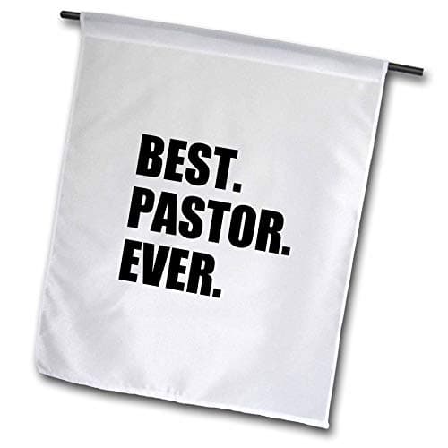 3dRose Best Pastor Ever - Christian Church Minister Preacher Job Appreciation - Garden Flag, 18 by 27-inch (fl_318131_2)