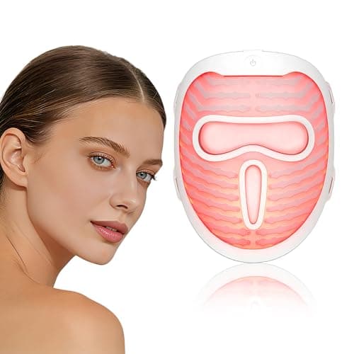 قناع الضوء الأحمر DPFACE SensGlow للبشرة الحساسة، لتخفيف التجاعيد والخطوط الدقيقة