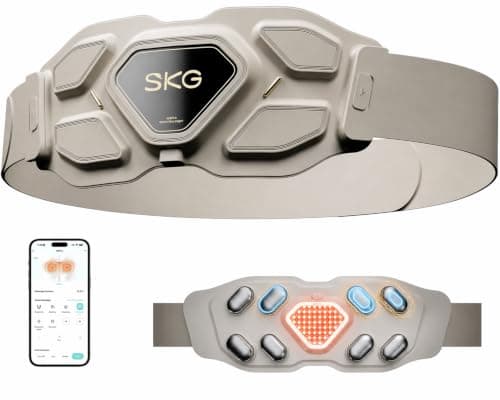 SKG W9 Pro FSA Lower Back Massager for Strain Relief Deep Tissue