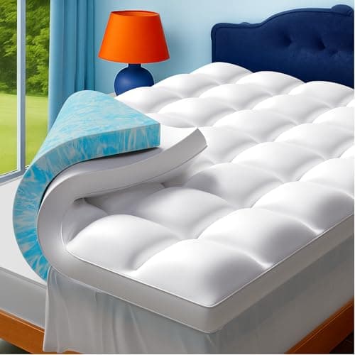 Airtree Full Size Dual Layer 4 Inch Memory Foam Mattress Topper