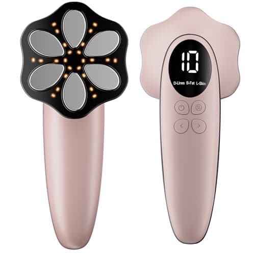Cellulite Massage Tool - Body Sculpting Machine, Electric Body Toning & Cellulite Massager with Heating Skin Tightening for Home Use, Cellulite Remover for Belly, Legs, Belly, Arms, Buttocks (Pink)
