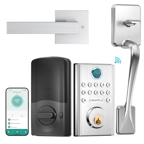 WiFi Smart Door Lock Set: HEANTLE Keyless Entry Deadbolt