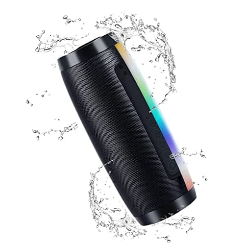 CRLKSSJX Portable Wireless Bluetooth Speakers,Outdoor Sports Speakers with Bluetooth 5.0,IPX5 Waterproof,3D Stereo,8 Hours Playback time,with HD Sound for Pool, Beach, Bike, Travel