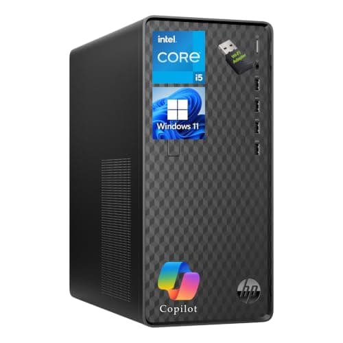 HP 2026 Everyday Laptop, Intel CPU, 128GB Storage, Copilot AI, Office 365 | 1TB Cloud Storage, Windows 11, Fast Charge, WiFi 6, Long Battery Life, Lightweight & Portable, Study & Work, Modern Silver