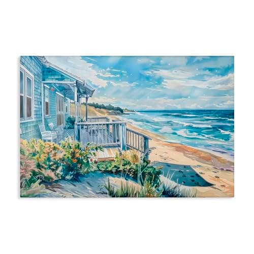 Stupell Industries 'Beach Villa Overlook'| Canvas Art