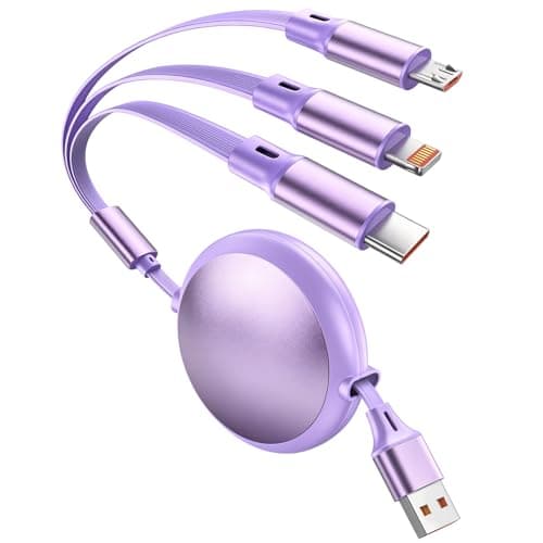 كابل شحن متعدد الاستخدامات، كابل USB قابل للسحب لإكسسوارات السيارة مخصص للسيدات