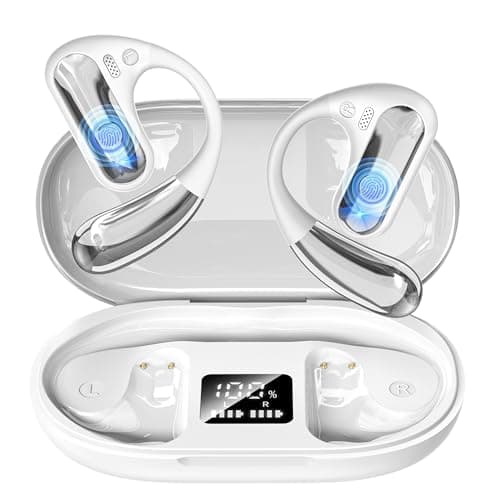 2026 Open Ear Earbuds 60H Playtime Bluetooth 5.4 wireless headphones
