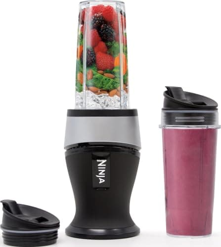 Ninja Blender Pro+, 1100W, 72oz Pitcher, 2 Cups, BL660 | 1100W motor blends smoothies & frozen drinks. XL 72-oz pitcher plus (2) 16-oz to-go cups w/ spout lids. Dishwasher safe.