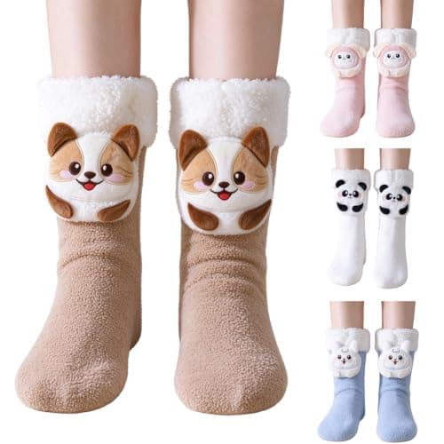 Heated Socks for Men Women,3 Heat Settings,Animal Socks | Powered Electric Thermal Heating Socks, Foot Warmers for Cold Weather Hunting, Hiking, Outdoor Winter Work Sports