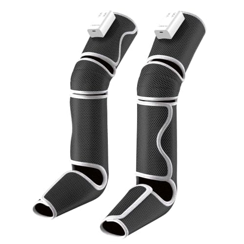 FLORAVIC Cordless Full Leg Massager for Circulation, Compression Boots | XXL Extra Large, with Knee Heat, Swelling Calves, Muscles, Thighs & Feet Pain Relief, Adjustable Fit for Slim Leg, Mom Gifts