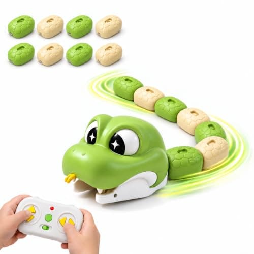 Magnetic Snake Game Toy - Remote Controlled Greedy Snake with Light & Sound