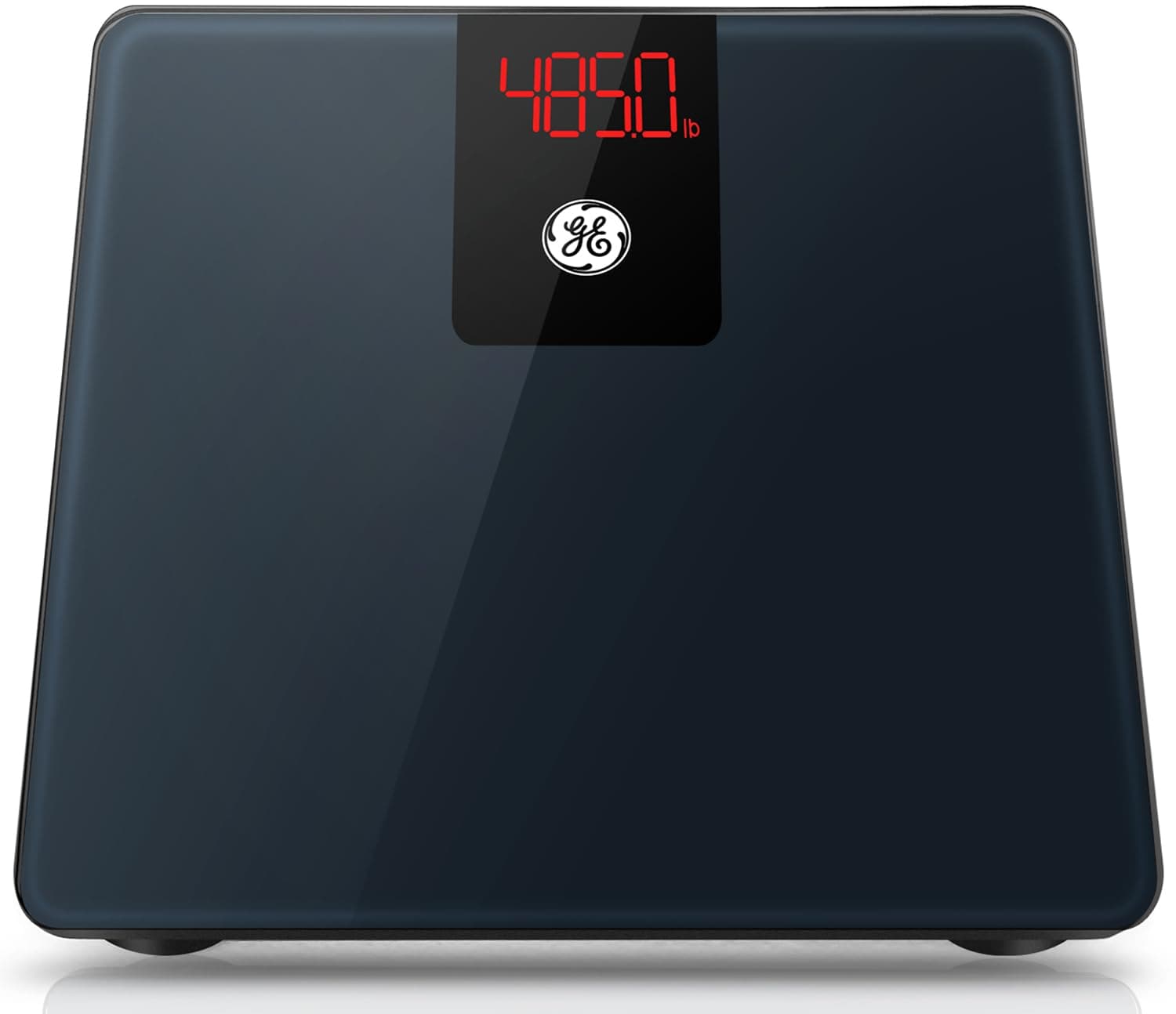 GE Bathroom Scale for Body Weight 500lbs, Digital Weight Scales Heavy Duty | High Capacity Body Measuring Device, Accurate Weighing, Black, BMI