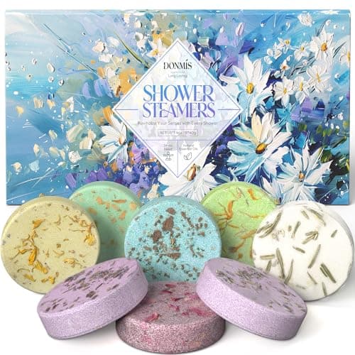 Shower Steamers Aromatherapy Gifts for Women, Relief 8 Pack | Birthday Gifts for Women & Men, Spa Stress Relief & Relaxation, Self Care, Natural Essential Oil Tablets