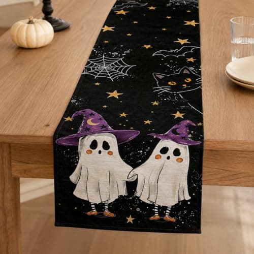 Ditother Halloween Table Runner 72 Inches, Halloween Decorations