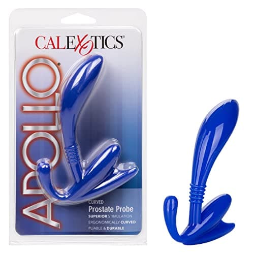 CalExotics Apollo Curved Prostate Probes, Blue